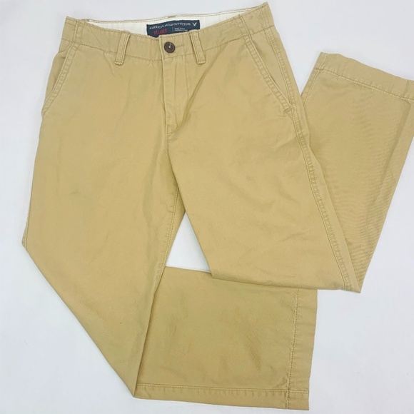 American Eagle Outfitters Other - American Eagle Mens Khakis 28 x 30 (28 x 28) Tan Straight